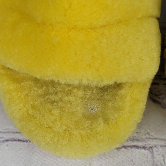 UGG Fluff Yeah Slides - Yellow - Picture 7 of 9